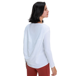 MAYLIFY Long Sleeve Workout Shirts for Women Athletic Tops Running Yoga Shirts