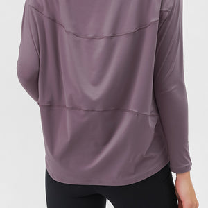 MAYLIFY Long Sleeve Workout Shirts for Women Athletic Tops Running Yoga Shirts
