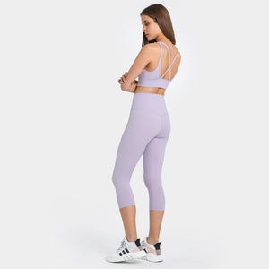 MAYLIFY Breathable Women High Elastic Yoga Pants Tights Quick Dry Sports Solid Color Leggings with Pocket
