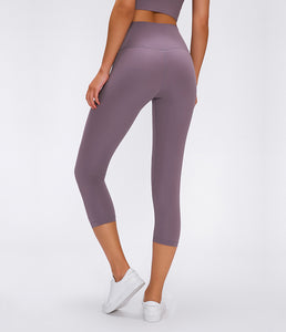 Thick High Waist Yoga Pants with Pockets Tummy Control Workout Running Yoga Leggings for Women