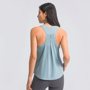 MAYLIFY Women's Workout Tank Top Racerback Lightweight Athletic Muscle Shirts Loose Fit Sport Gym Yoga Top