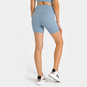 Womens Yoga Shorts Running Shorts High Waist Cool Breathable Training Shorts Ultra Soft seamless Gym Shorts