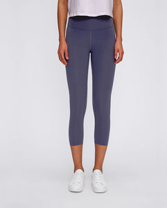 Thick High Waist Yoga Pants with Pockets Tummy Control Workout Running Yoga Leggings for Women