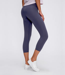 Thick High Waist Yoga Pants with Pockets Tummy Control Workout Running Yoga Leggings for Women