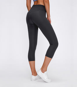 Thick High Waist Yoga Pants with Pockets Tummy Control Workout Running Yoga Leggings for Women