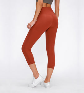 Thick High Waist Yoga Pants with Pockets Tummy Control Workout Running Yoga Leggings for Women