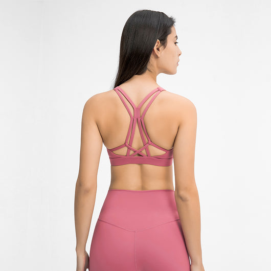 MAYLIFY Ladies Running Gym Yoga Bra Tops Athletic Fitness Push Up Soft Padded Workout Gym Sports Bras