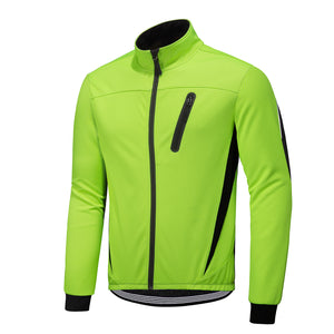 MAYLIFY Cycling Jacket Mens Waterproof Windproof Softshell Winter Thermal Breathable Bike Outerwear