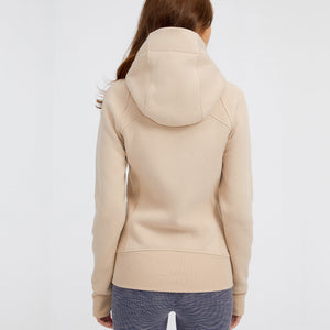 MAYLIFY Women's Running Jacket Hoodie Sports Thick warm Tops with Full Zip Side Pocket