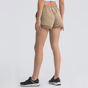 Performance Workout Women's Athletic Running Fitness Blank Plain Gym Shorts Women Active Shorts with Pockets