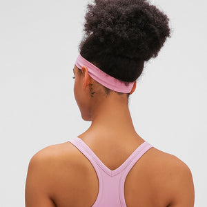 Lastic Sport Headbands Yoga Headbands Mixed Colors Workout Sweatbands Non Slip Exercise Fitness Headbands
