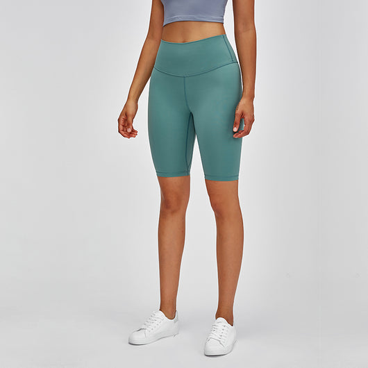 MAYLIFY High Waist Crotchless Yoga Sport Shorts Women Running Workout Fitness Sport Gym Clothing