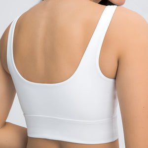MAYLIFY Sports Bras for Women Seamless Comfortable Yoga Bra with Removable Pads