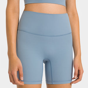 Womens Yoga Shorts Running Shorts High Waist Cool Breathable Training Shorts Ultra Soft seamless Gym Shorts