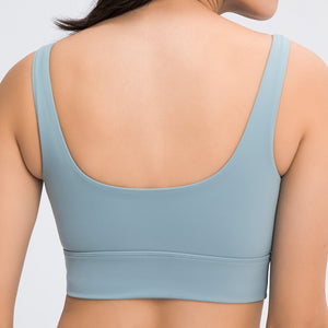 MAYLIFY Sports Bras for Women Seamless Comfortable Yoga Bra with Removable Pads