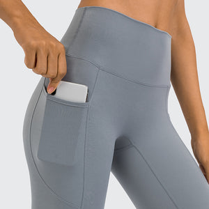 Yoga Pants with Pockets, Tummy Control, Workout Running Leggings with Pockets for Women