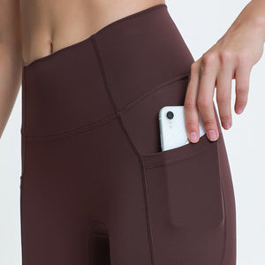 Yoga Pants with Pockets, Tummy Control, Workout Running Leggings with Pockets for Women