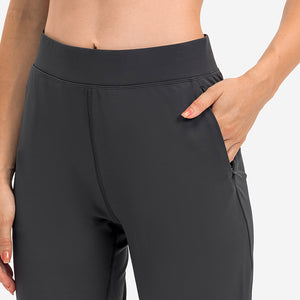 Women's Track Pants Athletic Running Sweatpants with Zipper Pockets Sports Jogging Sweat Pants Straight Leg