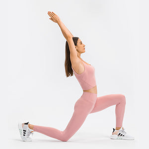 Yoga Leggings Seamless High Waisted Tummy Control Yoga Pants for Gym Running Workout