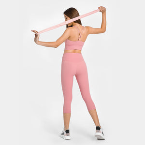 MAYLIFY Strappy Sports Bras-Criss Cross Back Workout Padded Wireless Yoga Bra