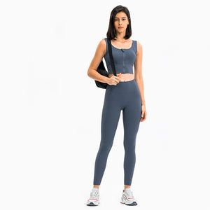 Yoga Leggings Seamless High Waisted Tummy Control Yoga Pants for Gym Running Workout