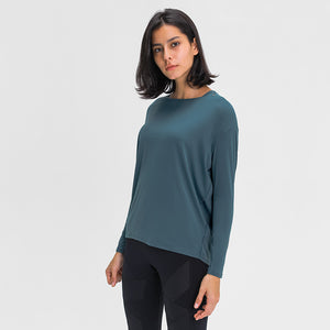 MAYLIFY Long Sleeve Workout Shirts for Women Athletic Tops Running Yoga Shirts