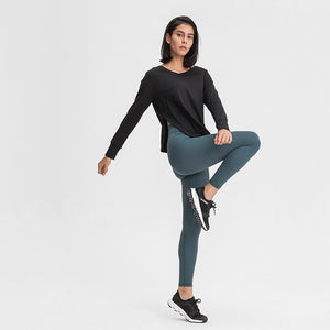 Women's Athletic Long Sleeves Sports Running Shirt Breathable Gym Workout Top Workout shirts