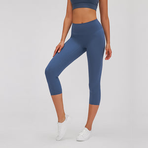 Capri Leggings High Waist Cropped Trousers Yoga Pants for Women Running Active 3/4 Length Leggings for Workout Exercise & Fitness