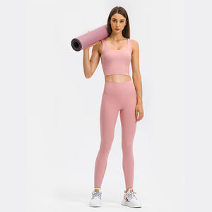 Yoga Leggings Seamless High Waisted Tummy Control Yoga Pants for Gym Running Workout