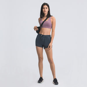 Performance Workout Women's Athletic Running Fitness Blank Plain Gym Shorts Women Active Shorts with Pockets