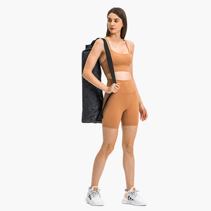 MAYLIFY Women's Low Impact Strappy Padded Sports Bra for Women Y Racer Back Spaghetti Straps Yoga Bra Tops
