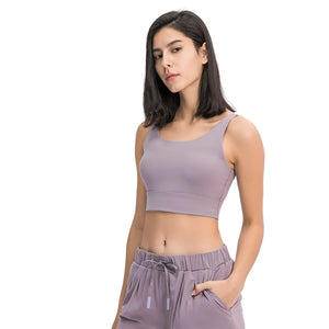 MAYLIFY Sports Bras for Women Seamless Comfortable Yoga Bra with Removable Pads