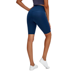 MAYLIFY High Waist Crotchless Yoga Sport Shorts Women Running Workout Fitness Sport Gym Clothing