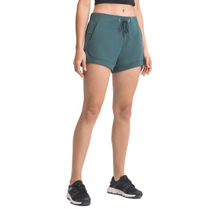 Performance Workout Women's Athletic Running Fitness Blank Plain Gym Shorts Women Active Shorts with Pockets