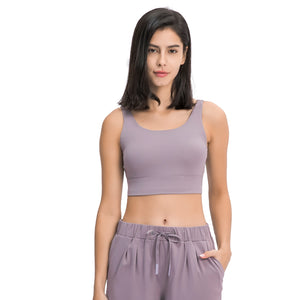 MAYLIFY Sports Bras for Women Seamless Comfortable Yoga Bra with Removable Pads