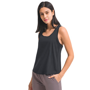 MAYLIFY Women's Workout Tank Top Racerback Lightweight Athletic Muscle Shirts Loose Fit Sport Gym Yoga Top