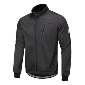 MAYLIFY Cycling Jacket Mens Waterproof Windproof Softshell Winter Thermal Breathable Bike Outerwear
