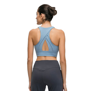 MAYLIFY Sports Bra Women Yoga Bra Wear Fitness Tops Plus Size High Impact Gym Removable Pads Sports Bra