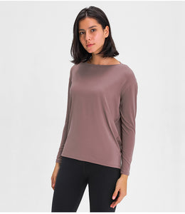 MAYLIFY Long Sleeve Workout Shirts for Women Athletic Tops Running Yoga Shirts