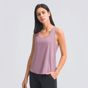 MAYLIFY Women's Workout Tank Top Racerback Lightweight Athletic Muscle Shirts Loose Fit Sport Gym Yoga Top