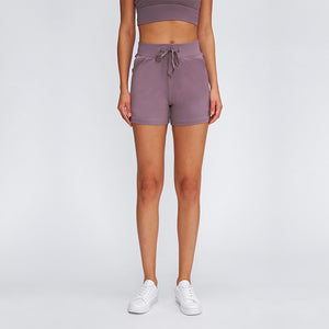 MAYLIFY Athletic Sport Women's Plus Size Brushed Tech Stretch Short with pocket