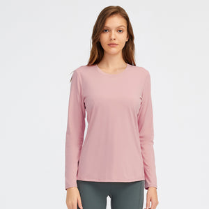 Womens Long Sleeve Tops Seamless Outdoor Performance T-Shirt sport top