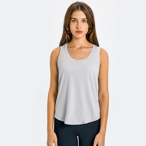 MAYLIFY Workout Tank Tops for Women - Sport Yoga Tops Loose Fit, Racerback Muscle Vest Shirt