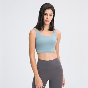 MAYLIFY Sports Bras for Women Seamless Comfortable Yoga Bra with Removable Pads