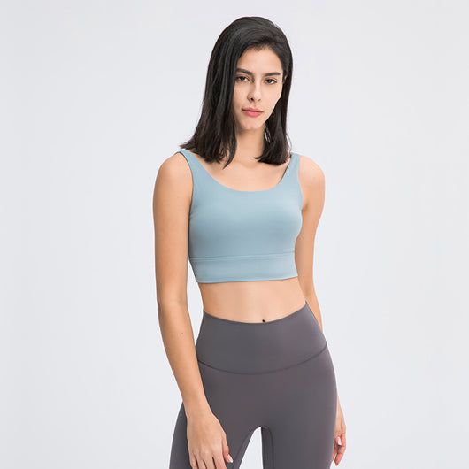 MAYLIFY Sports Bras for Women Seamless Comfortable Yoga Bra with Removable Pads