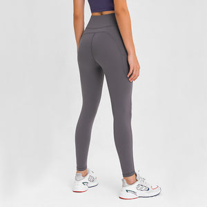 Yoga Pants with Pockets Tummy Control Workout Running Leggings with Pockets for Women