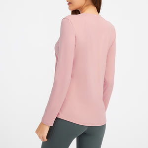 Womens Long Sleeve Tops Seamless Outdoor Performance T-Shirt sport top