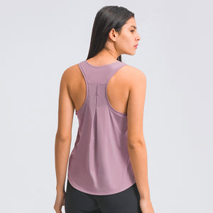 MAYLIFY Women's Workout Tank Top Racerback Lightweight Athletic Muscle Shirts Loose Fit Sport Gym Yoga Top