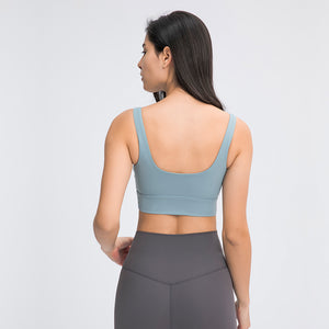 MAYLIFY Sports Bras for Women Seamless Comfortable Yoga Bra with Removable Pads
