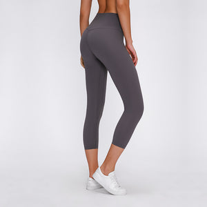 Thick High Waist Yoga Pants with Pockets Tummy Control Workout Running Yoga Leggings for Women